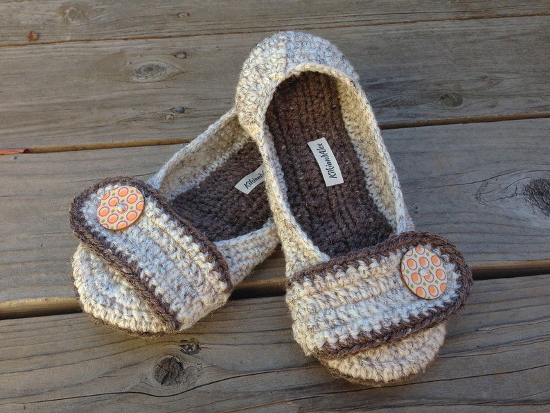 Crochet Slippers NonSkid Etsy