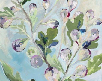 Fig Tree 1, Print of Original Acrylic Painting, by Kim Hovell