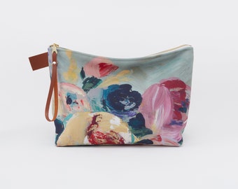 Large Makeup Bag - Roses