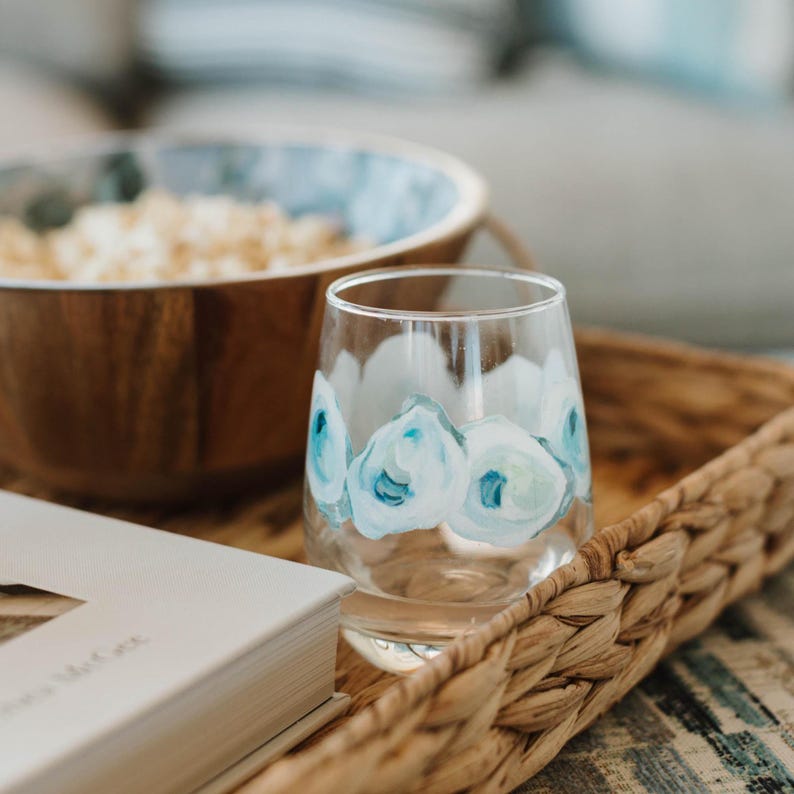 KimHovellArt Ebb & Flow Stemless Wine Glass - Thumbnail 3