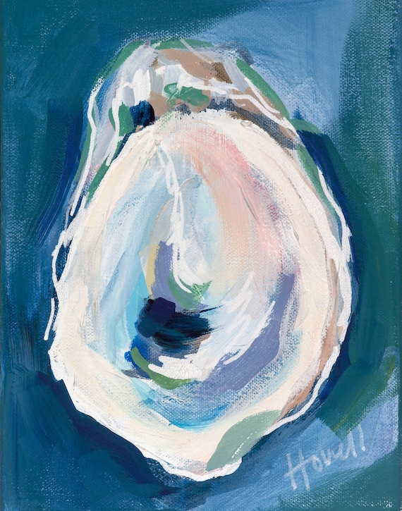Sea Salt Shell Signed Print Of Original Acrylic Painting By Etsy 日本 Sea Salt Shell Signed Print Of Original Acrylic Painting By Etsy 日本