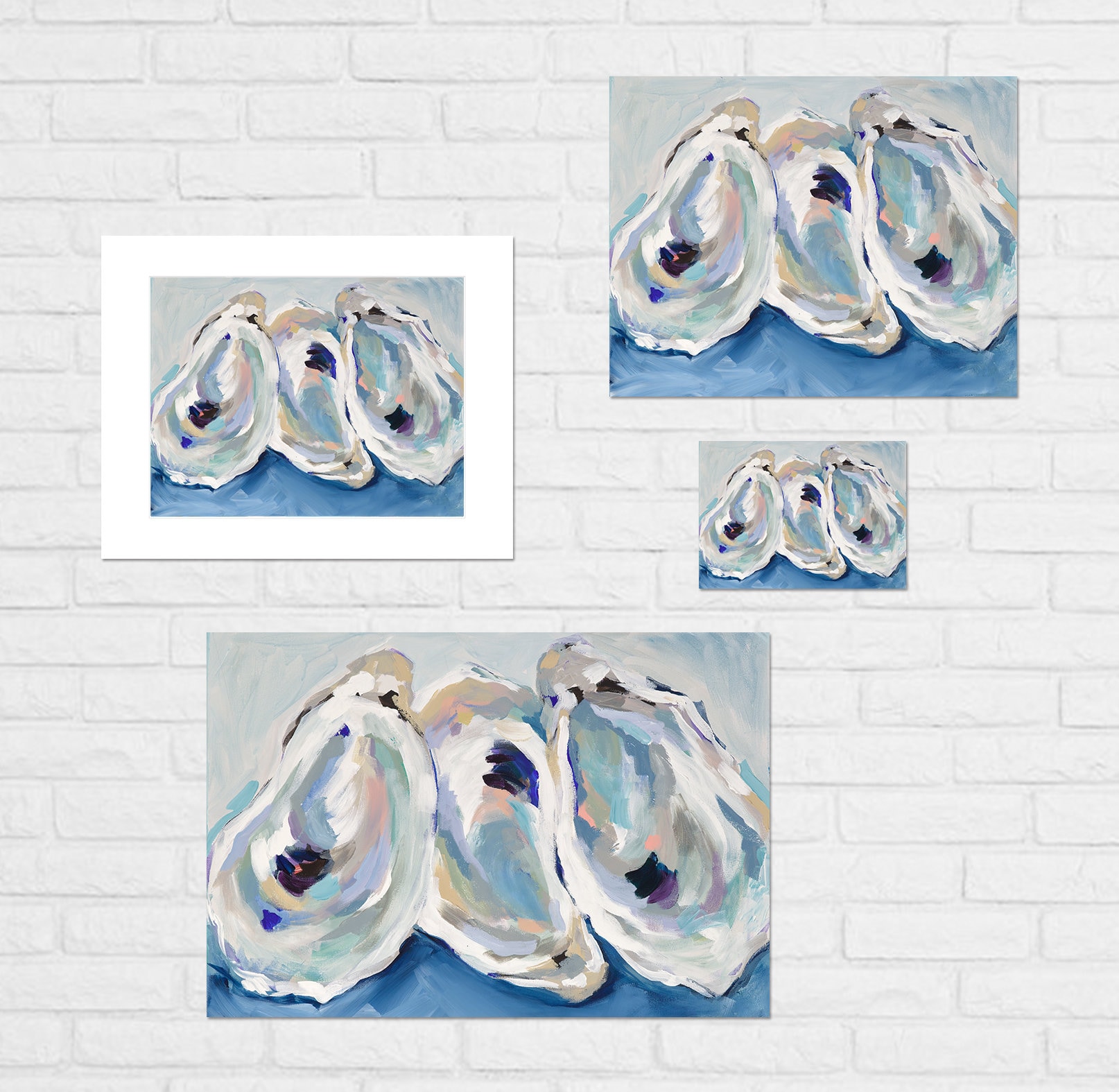 Annapolis Oysters Signed Print of Original Acrylic Painting Etsy Canada