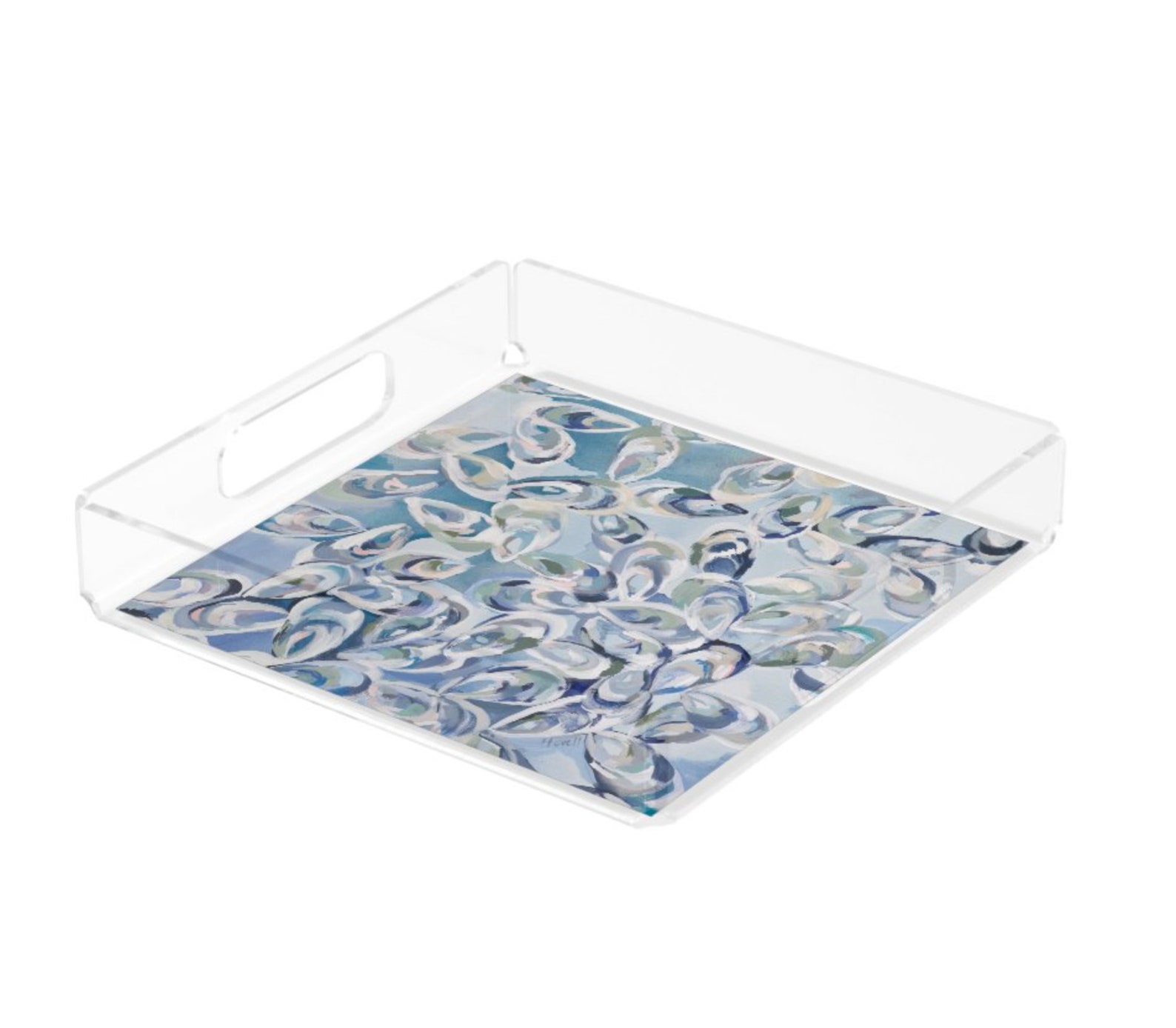 Square Acrylic Tray Etsy