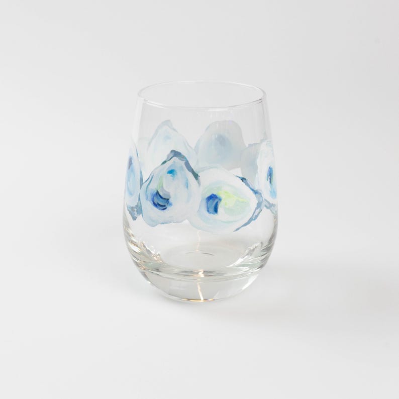 KimHovellArt Ebb & Flow Stemless Wine Glass