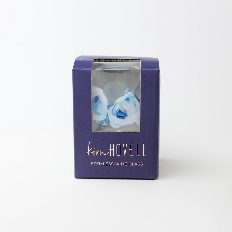 KimHovellArt Ebb & Flow Stemless Wine Glass - Thumbnail 4