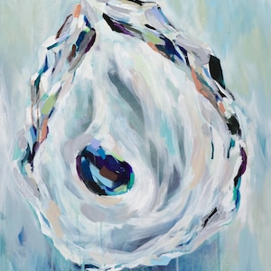 Shell, Print of Original Acrylic Painting, by Kim Hovell