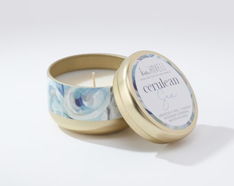 3oz Tin Candle - Cerulean Sea