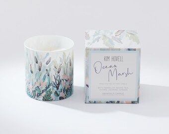 8oz Boxed Candle - Ocean Marsh