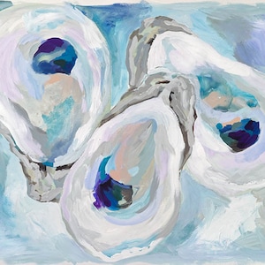 Lapis Lagoon, Print of Original Acrylic Painting, by Kim Hovell