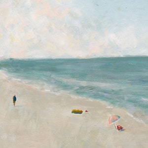 Evening Stroll, Print of Original Acrylic Painting, by Kim Hovell