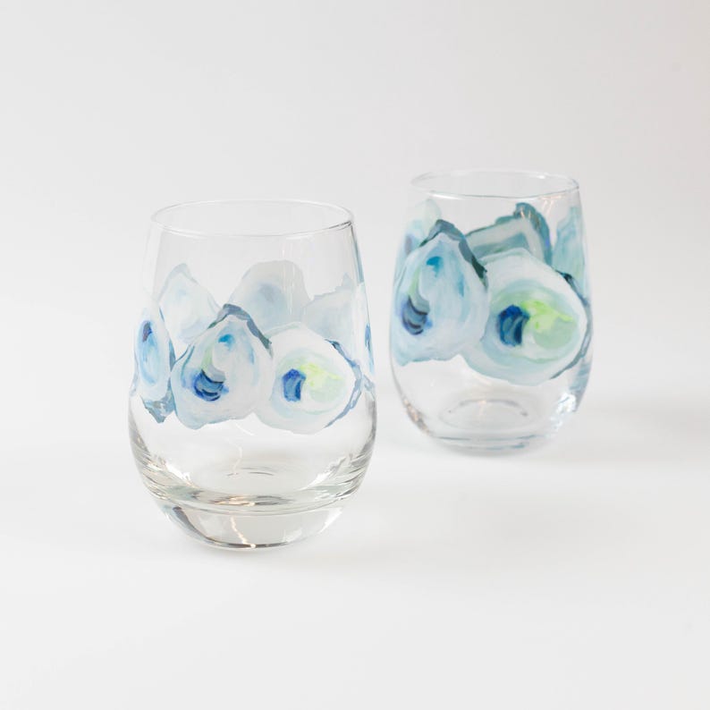 KimHovellArt Ebb & Flow Stemless Wine Glass - Thumbnail 2