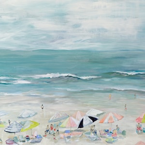 Silver Sands, Print of Original Acrylic Painting, by Kim Hovell
