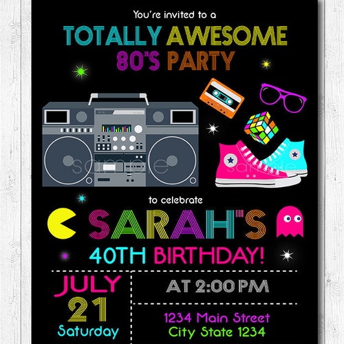 80s Clipart Eighties Clip Art 80s Party Retro Digital | Etsy Canada