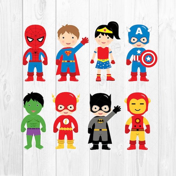 Superheroes Centerpieces, Superhero Wall Decor, Superhero Table Centerpiece, Superheroes Party, INSTANT DOWNLOAD