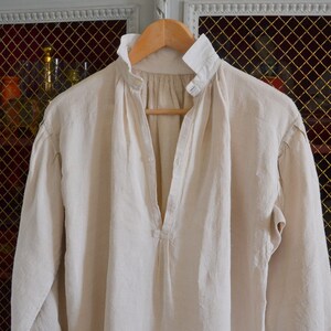 pure linen shirt 19th century French