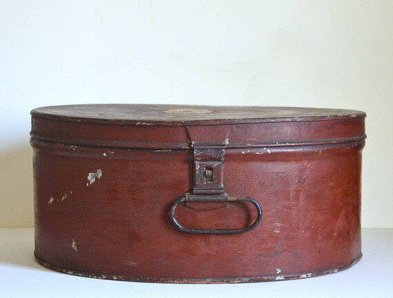 metal hat box