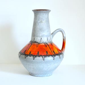 Ceramics West Germany vase fat lava Carsten pottery
