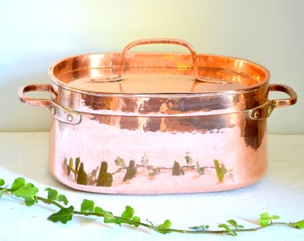 Daubière-Kupfertopf aus dem 19. Jahrhundert, Französisch