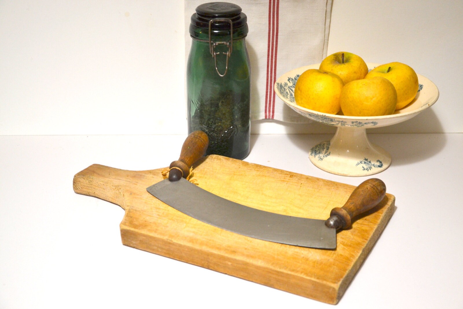 Planche à Découper en Bois Vintage Français