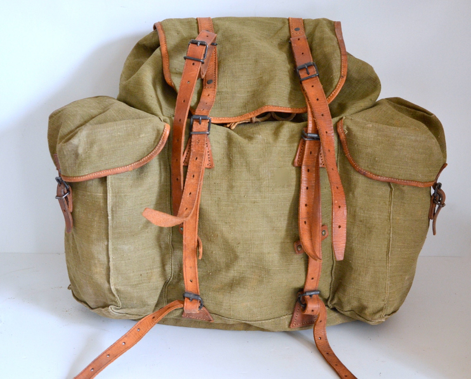 【未使用品】 Army French Backpack Etsy - 1957 From バッグ