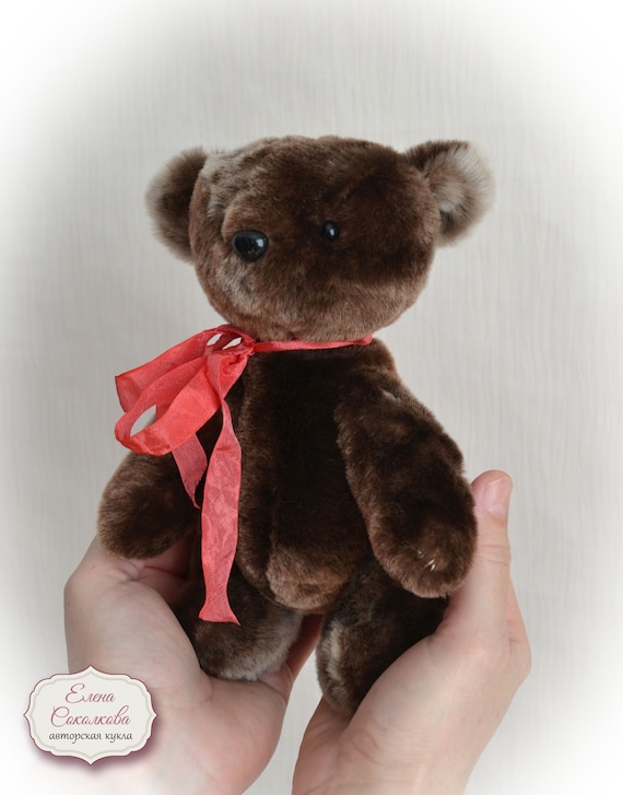 sheepskin teddy bear