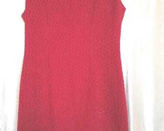 CHANEL RED DRESS