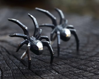 Серьги-пауки, Серьги-гвоздики с пауками, Ювелирные изделия из паукообразных