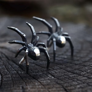 Серьги-пауки, Серьги-гвоздики с пауками, Ювелирные изделия из паукообразных