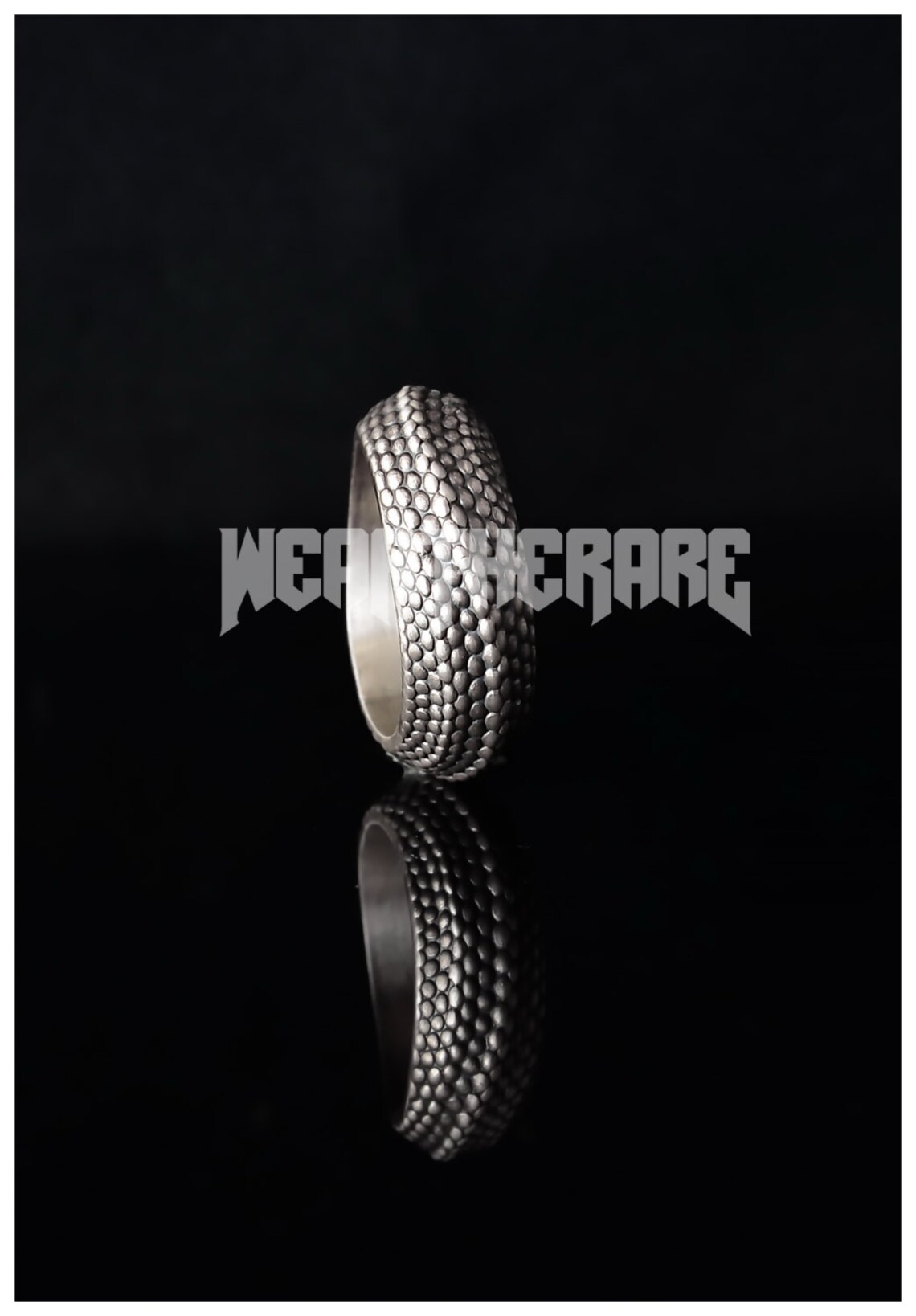 Cool Sterling Silver Snake Ring For Men - Viper Adder Biker Style Ring, Heavy & Solid .925 Silver - View #9