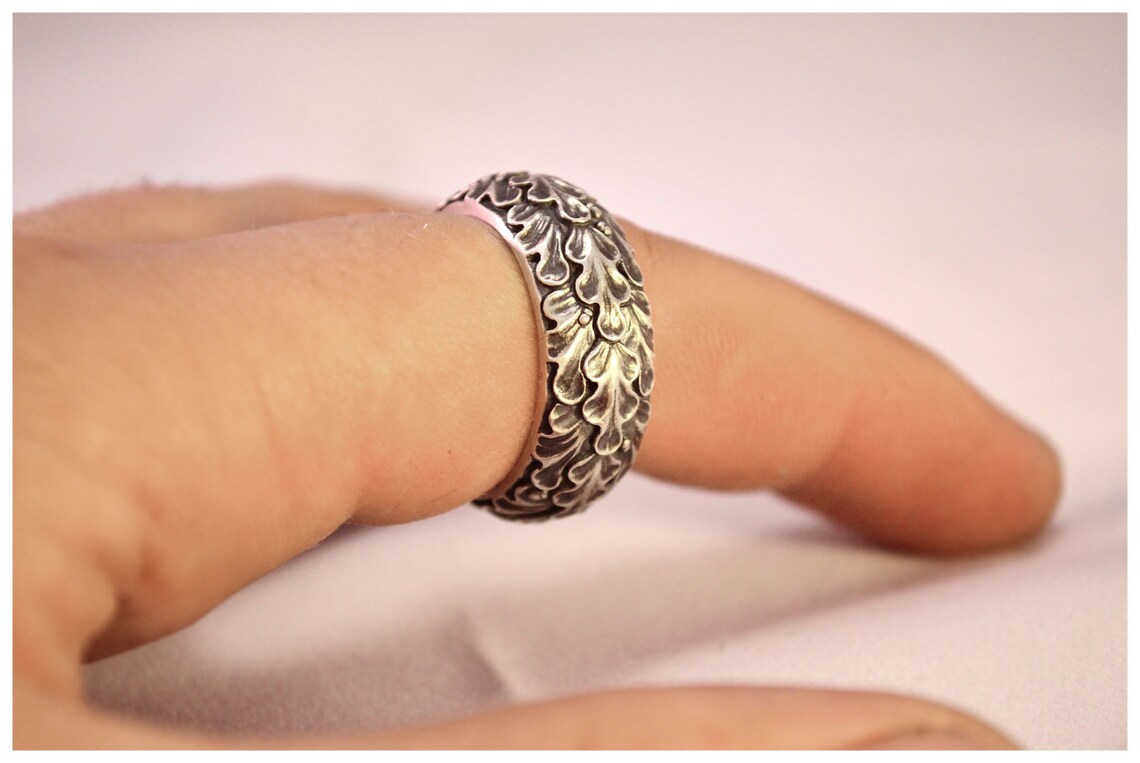 •PLANT MAGICK - OAK• silver signet ring