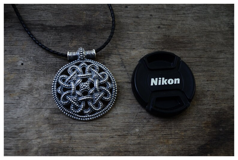 Norse Viking Necklace Silver String of Fate Charm - Etsy