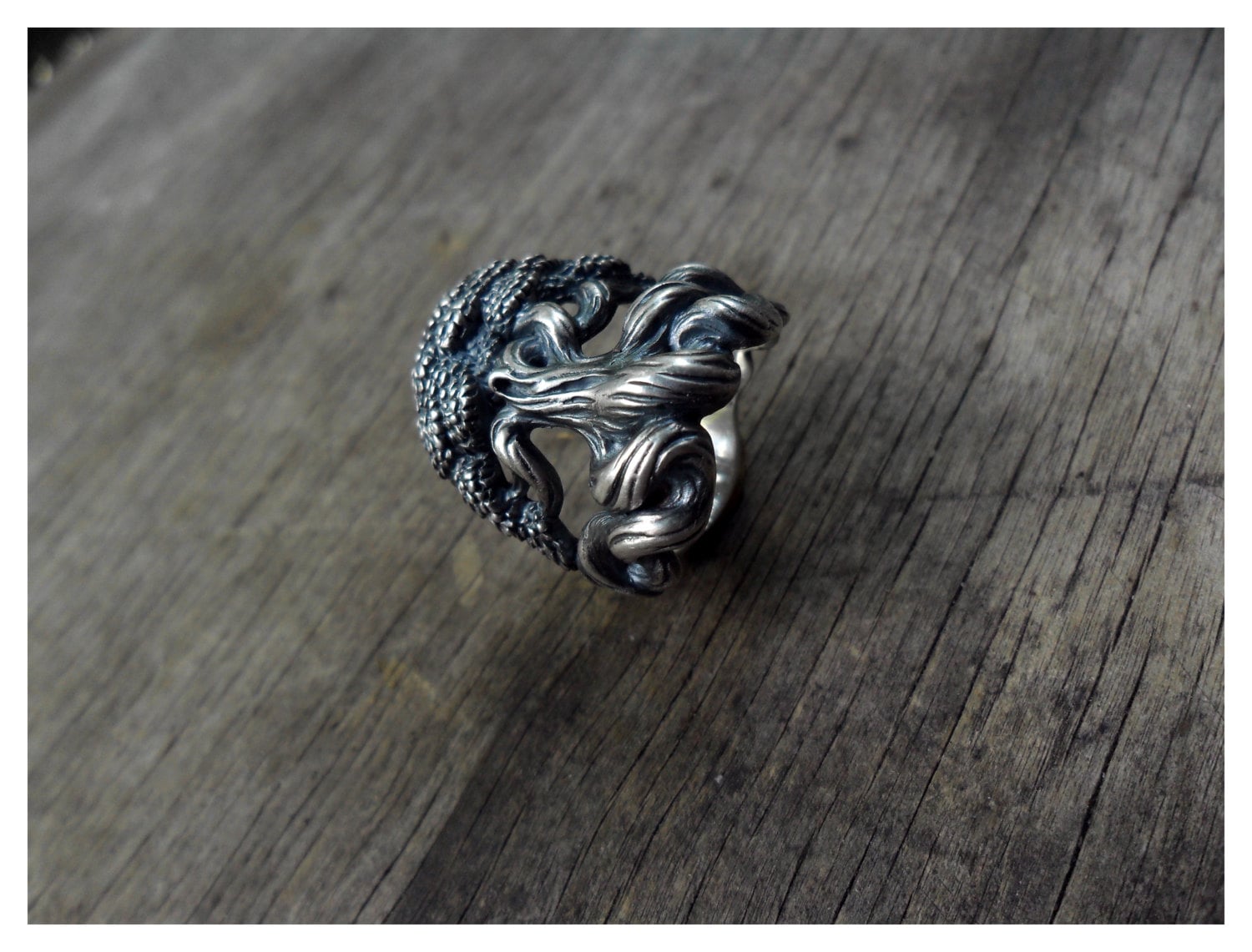 Yggdrasil the World Tree Sterling Silver Norse Viking Ring