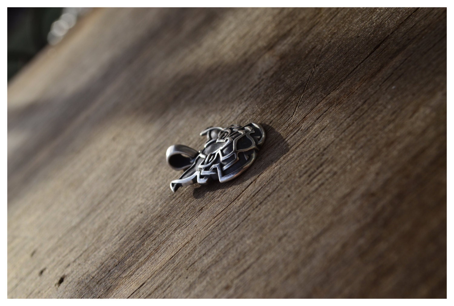 Silver Lynx Head Necklace Pendant Celtic Animal Jewelry | Etsy