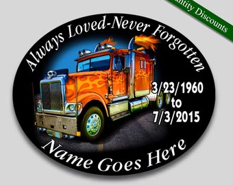 trucker memorial etsy
