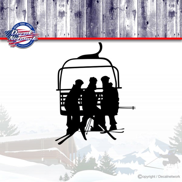 Ski Decal Etsy