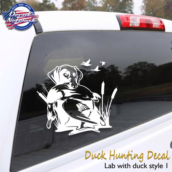 Dog Days Of Duck Hunting Vinyl Sticker - 5 Inch Waterproof Decal For Cars, Laptops & More