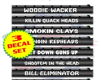 Gun Barrel Decal Etsy