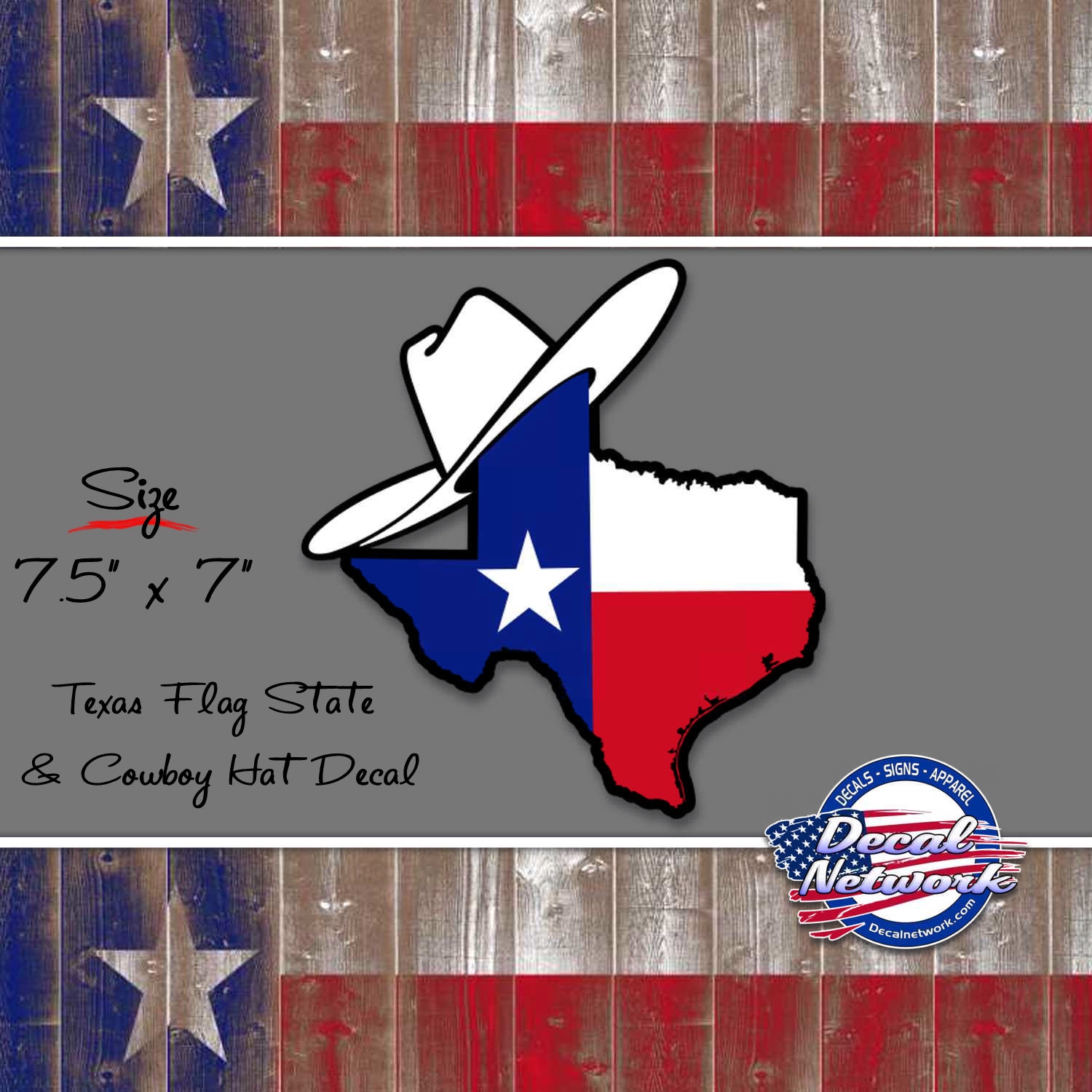 Adhesivo De Texas | Calcomanía De Vinilo Con Forma Del Estado De Texas Para Ventana De Auto, Camión, Segura En Pintura De Vehículos (9 X 9 Pulgadas, Azul