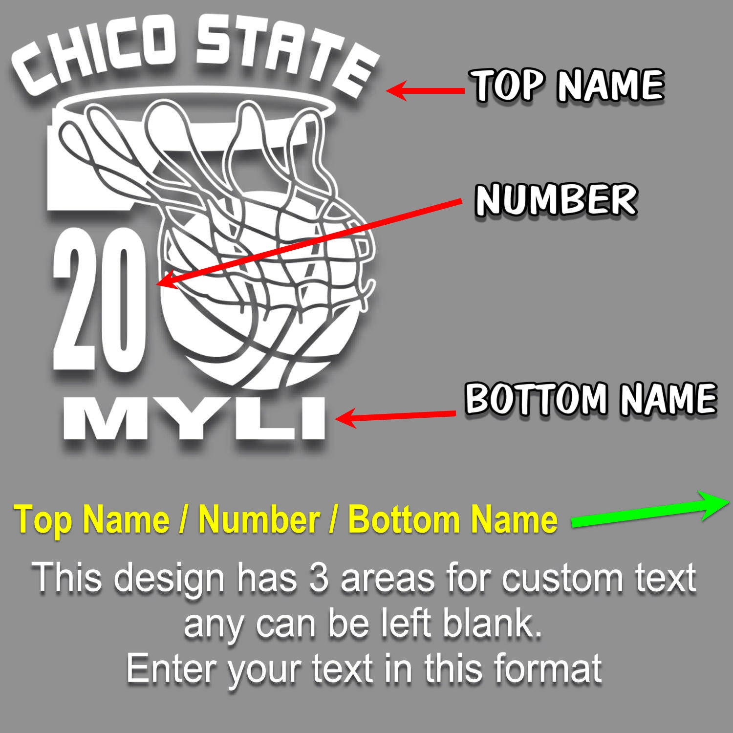 Basketball Hoop window decal Personalized sports team sticker Etsy