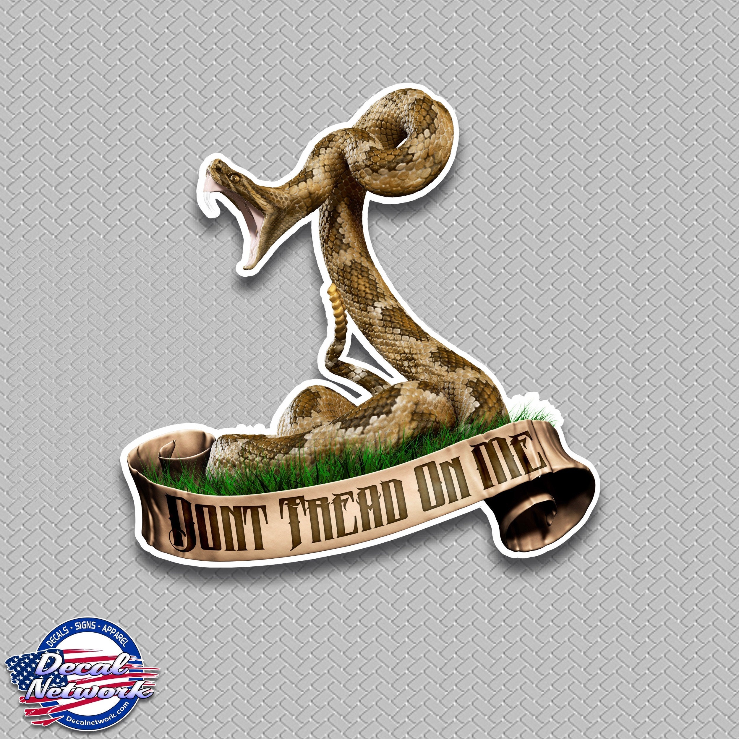 Don't Tread on Me, Rattle Snake, Patriotic, 2nd Amendment, Vinyl Decal ...
