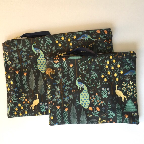 Rifle Paper Co Small Cosmetic Pouch - Menagerie Garden