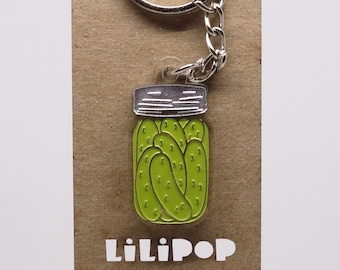 Keychain Lili0968 Pickle jar reclaimed plastic laser lilipop