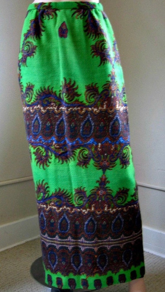 Gorgeous 60s Nelly de Grab Maxi Skirt