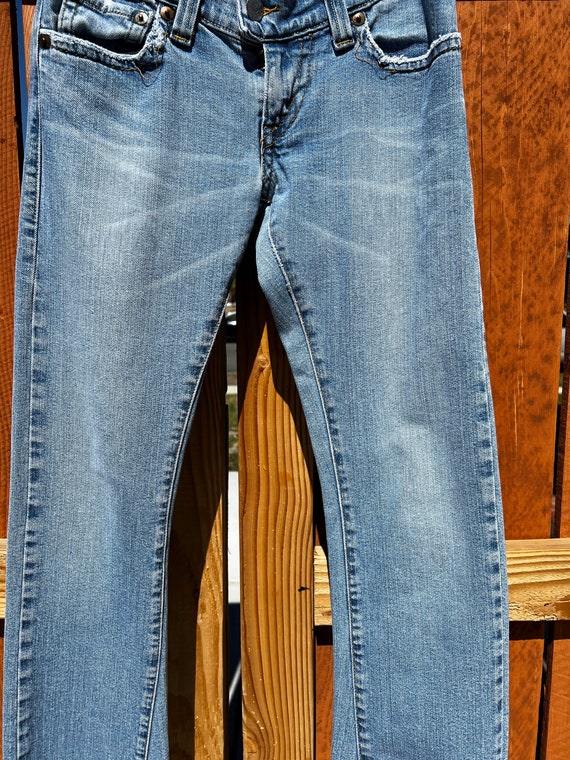 Y2K Vintage Low Rise Flare Levi’s - image 9