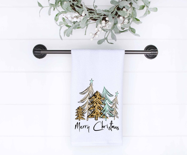 Christmas Hand Towel Holiday Hand Towels Best Selling Etsy