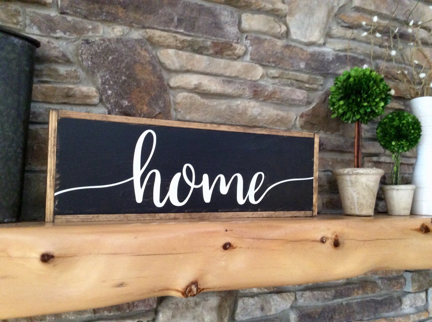 Download Home Wood Sign Rustic Farmhouse Sign Family Wall Decor | Etsy