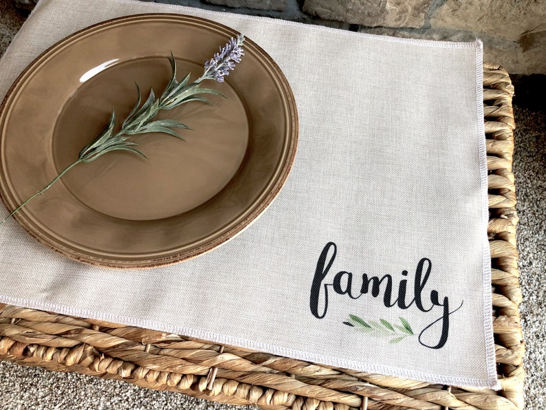 Linen Placemats / Farmhouse Table Decor / Dining Room / Best Etsy