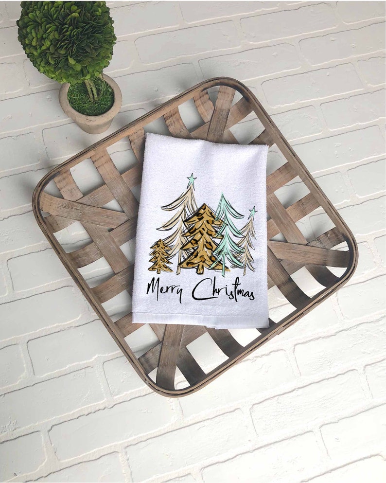 Christmas Hand Towel Holiday Hand Towels Best Selling Etsy