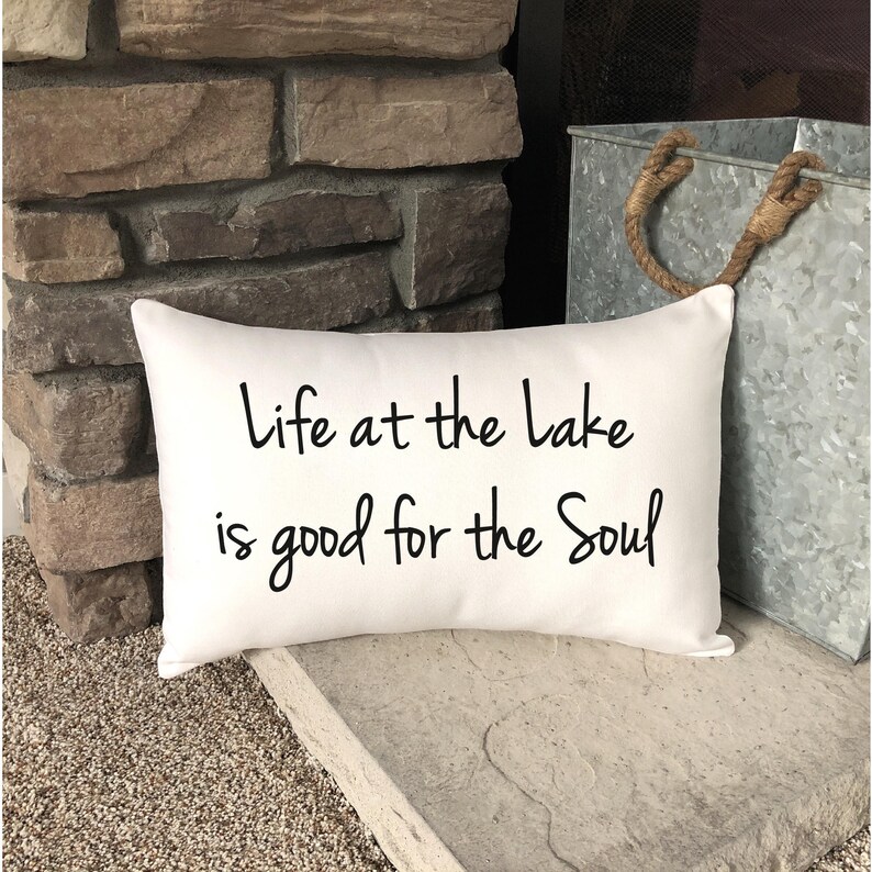 Cabin Decor / Gift for Parents / Lake House Pillows / Etsy