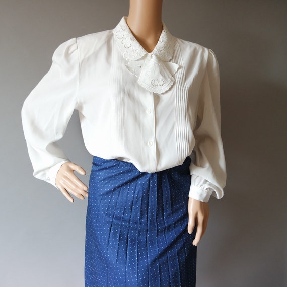 formal shirt with skirt
